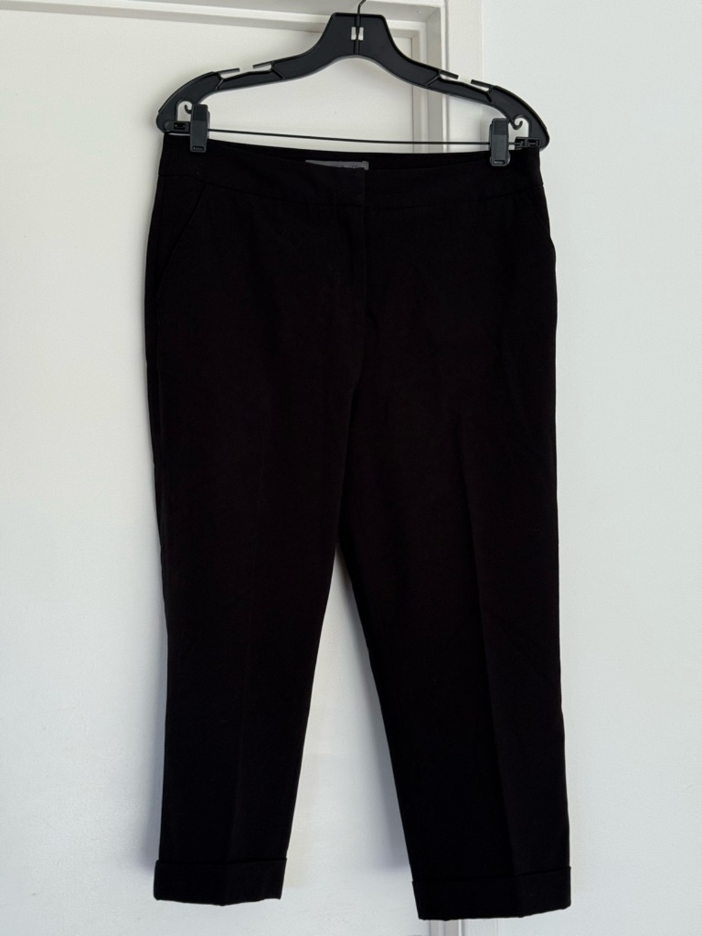 Josephine Chaus Black Dress Pants - Classic Straight Crop